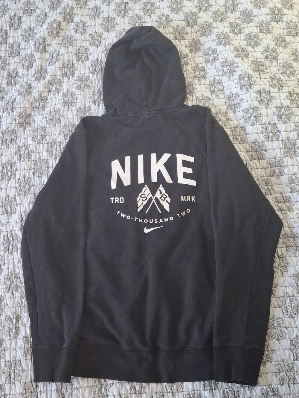 Nike Black Graphic Hoodie with Back Logo
